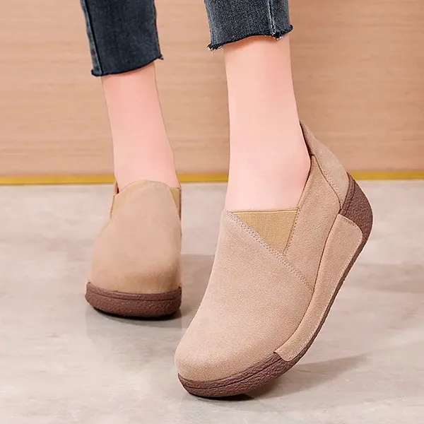 women loafers, moccasins, platform shoes, platform loafers, slip on shoes, suede leather shoes