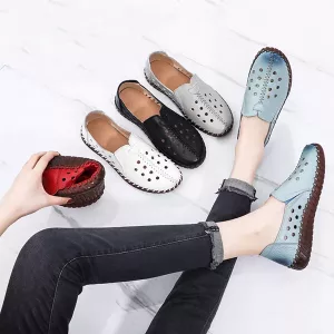 summer wide fit sandals, leather sandals, wide fit shoes, wide fit loafers, women genuine leather shoes, women leather slip on shoes