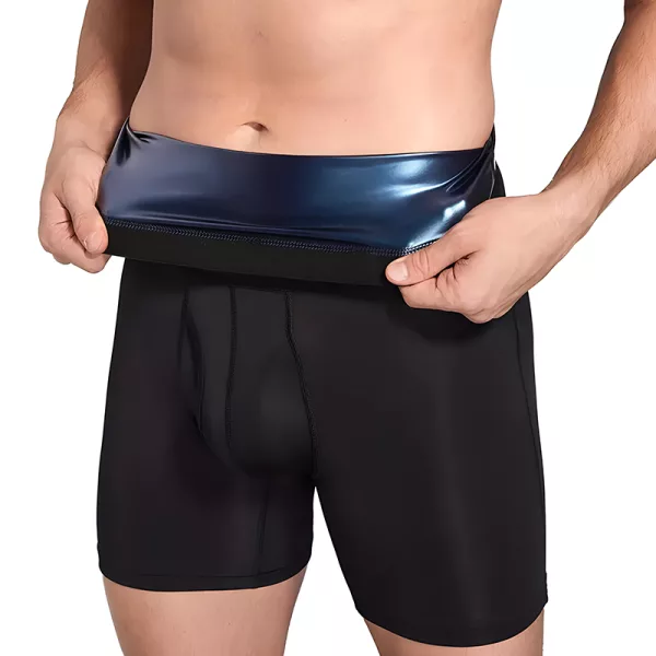 shapewear shorts, men shapewear, sauna shorts, slimming shorts