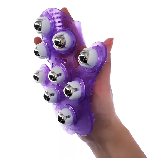 ball massager, roller ball massager, anti cellulite massager, massage glove