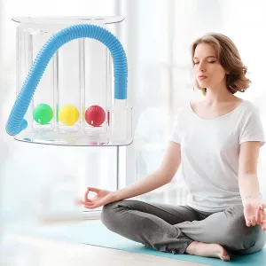 lung trainer, lung exerciser, breathing trainer, breathing trainer device, spirometer