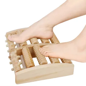 foot massager, foot massage roller, foot roller, wooden foot massager, wooden foot roller