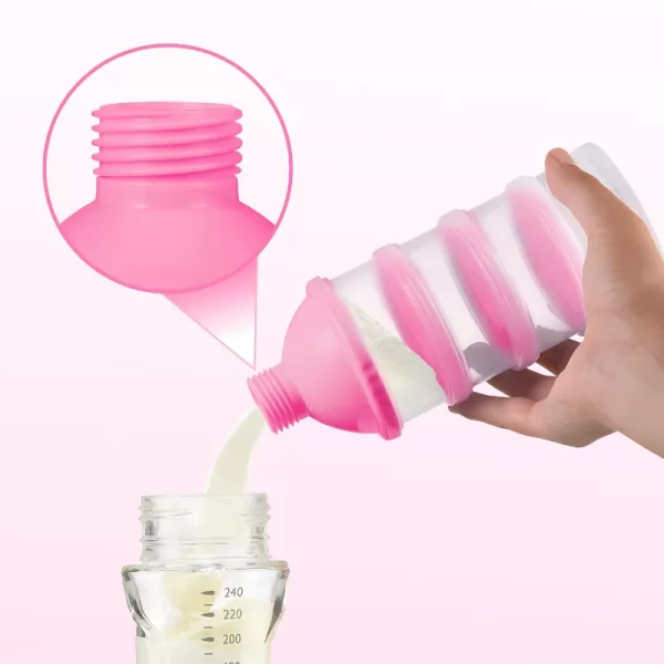 formula dispenser, food storage, food storage box, food organizer, stackable food storage, milk powder box