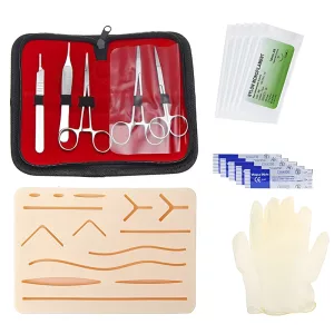 suturing kit, suture practice kit, medical suture kit, suture kit for medical students