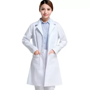 lab coat, white lab coat, doctor coat, medical gown, medical coat, long lab coat