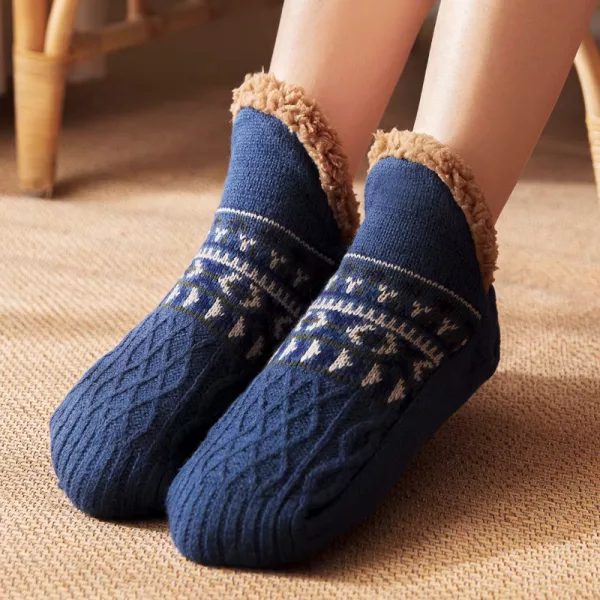 warm socks, fleece socks, non slip socks, slipper socks, thermal socks