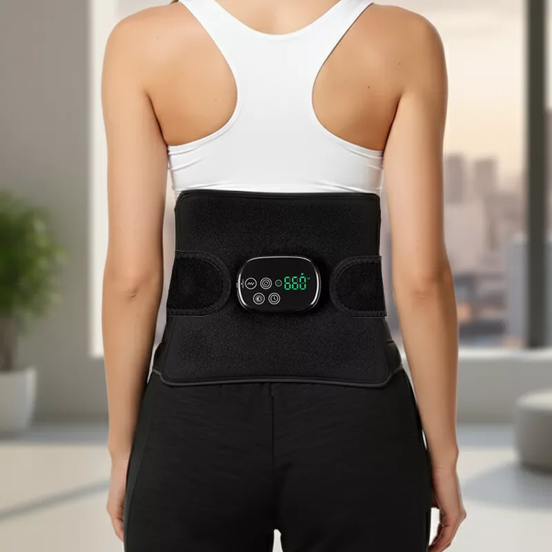 vibration back massager, vibration massager, red light therapy massager