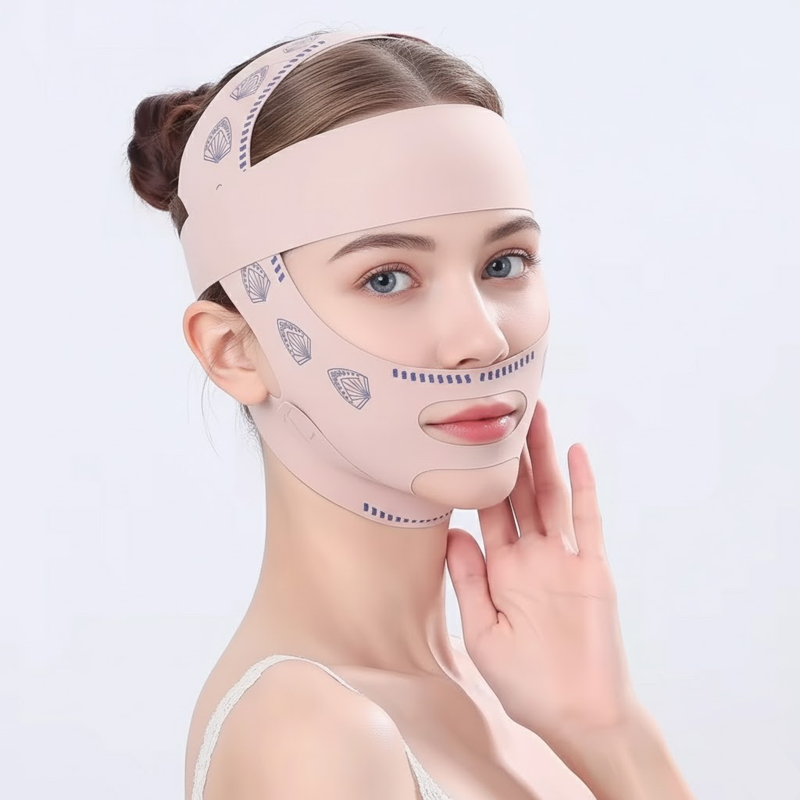 chin strap, face lifting mask, face slimming mask, double chin mask, slimming face