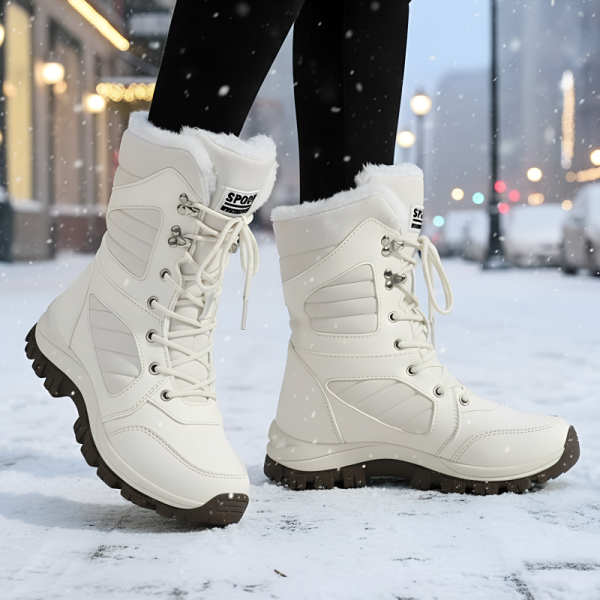 winter snow boots, waterproof snow boots, insulated boots, slip on winter boots