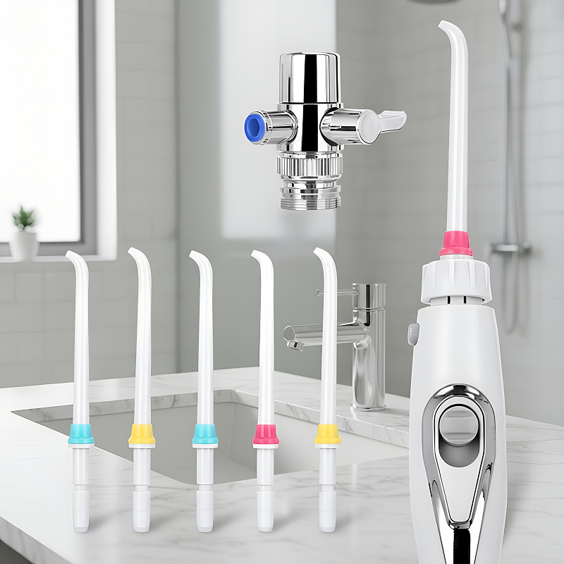 faucet oral irrigator, dental flosser, teeth cleaner, water flosser, teeth stain remover